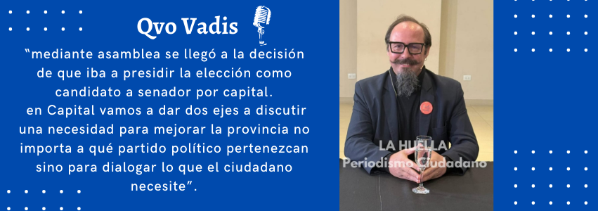 Entrevista: Mauro Sabbadini- Candidato a Senador por Cap. por Salta va con Felicidad.