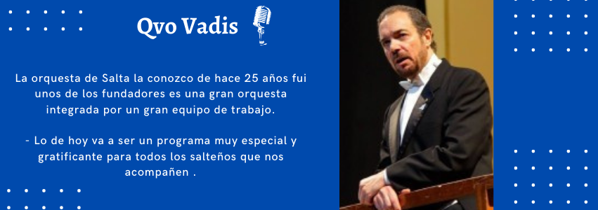 EDUARDO ALONSO CRESPO – COMPOSITOR Y DIR. INVITADO DE LA ORQUESTA SINFÓNICA DE SALTA