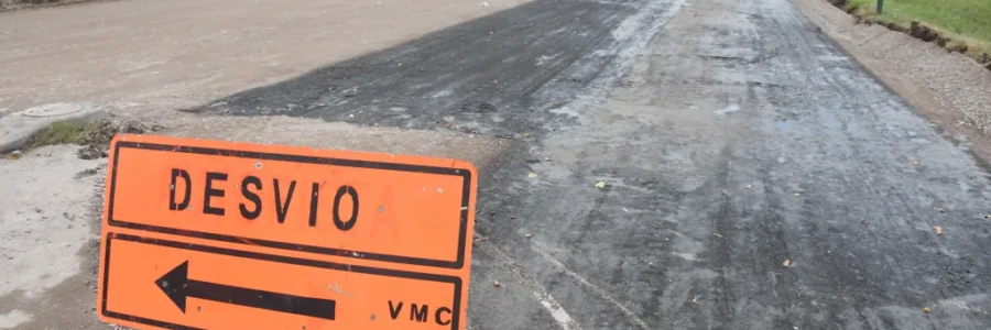 Plan Vial Zona Sur: comenzó la colocación del nuevo pavimento