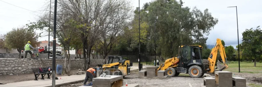 En breve quedarán habilitadas las obras de recuperación del parque Los Sauces