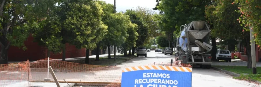 Amplio operativo de hormigonado en Tres Cerritos