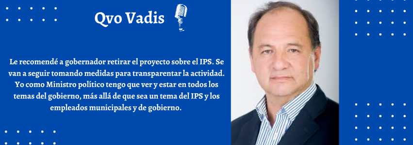 ING. RICARDO VILLADA – MIN. DE GOBIERNO, DERECHOS HUMANOS Y TRABAJO