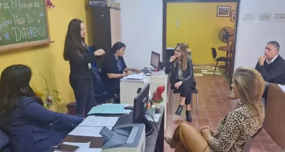 Defensa del Consumidor planificó acciones con la Delegación de Rosario de la Frontera