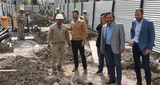 El gobernador Sáenz y el intendente Durand supervisaron obras de revitalización urbana de la Ciudad