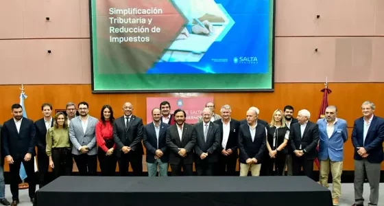 Disminución de la presión fiscal: Sáenz anunció reducción de impuestos y eliminación de tasas