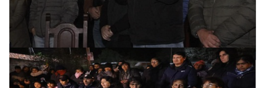 El intendente Borelli y autoridades provinciales se reunieron con vecinos del B° Congreso Nacional