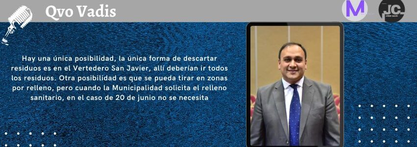 MARTIN MIRANDA – SECRETARIO DE AMBIENTE Y SERVICIOS PÚBLICOS DE LA MUNICIPALIDAD