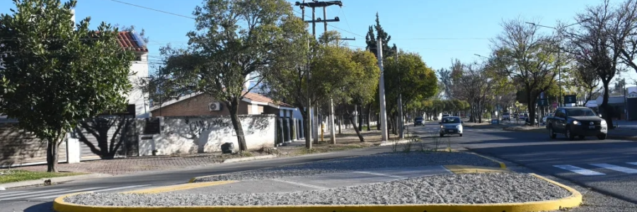 Finalizó la primera etapa de obras de reordenamiento de tránsito en Tres Cerritos