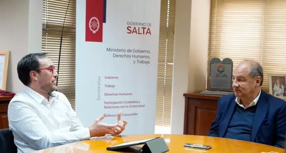 El Gobierno y la Cámara PyMES alinean agendas de trabajo para posicionar a Salta como un eje estratégico clave
