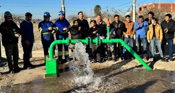 La Provincia habilitó un nuevo pozo de agua potable en Atocha