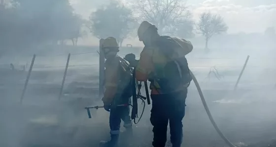 Por el viento zonda Seguridad refuerza la articulación con organismos de primera respuesta