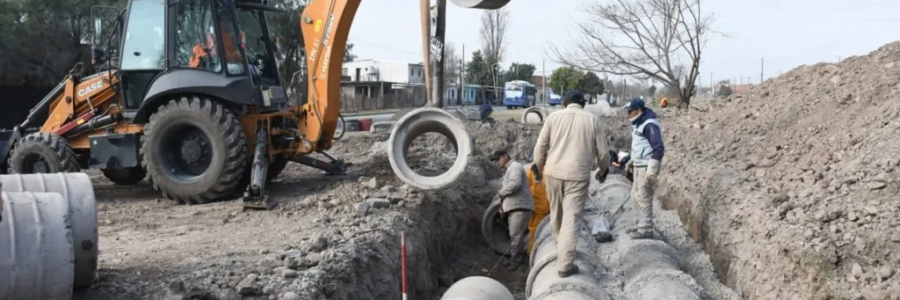 Solís Pizarro: avanza obra clave para prevenir inundaciones