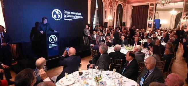 Ante empresarios, Javier Milei calificó al escándalo de ANDIS como «una opereta»
