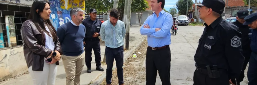 Provincia y Municipio trabajan en la creación de bases policiales en barrios de la Capital