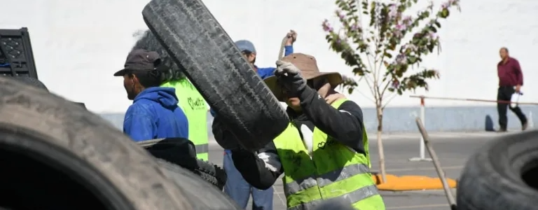 Hasta la fecha se llevan recolectadas más de 1200 toneladas de neumáticos en desuso