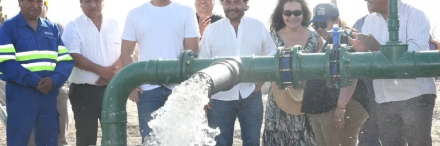 Sáenz habilitó un nuevo pozo de agua potable que beneficiará a más de 10 mil vecinos de San Carlos