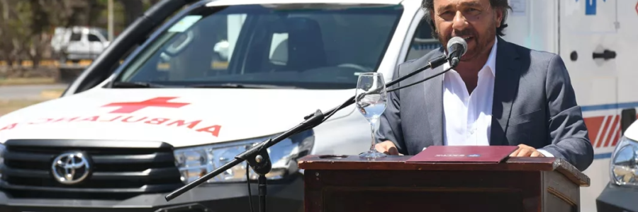 El Gobernador entregó siete nuevas ambulancias y ya son 130 durante su gestión