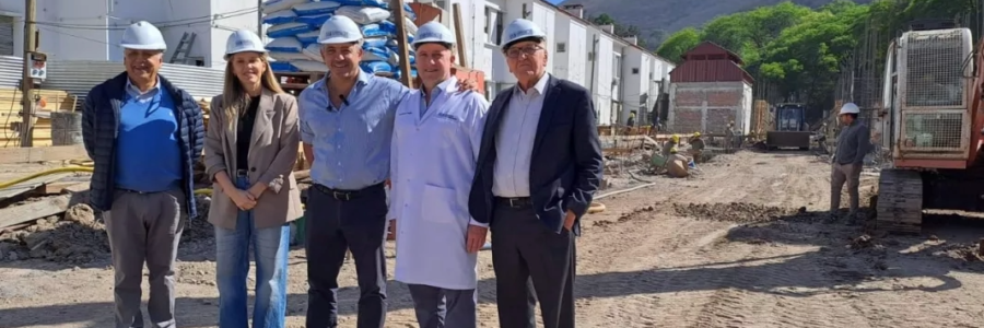 Avanzan las obras de ampliación del Hospital San Bernardo
