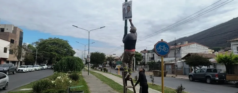 La Municipalidad comenzó con el operativo de retiro de cartelería política