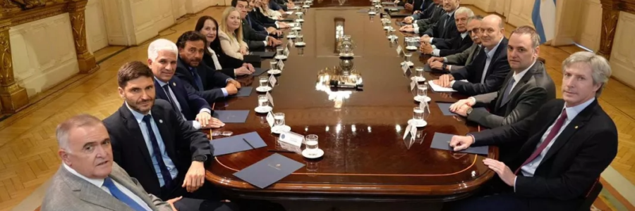 Sáenz participó de la reunión convocada por Milei: “El camino es el diálogo y la búsqueda de consensos para construir una Argentina federal”