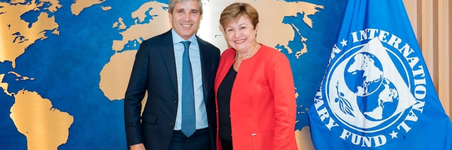 Caputo avanza con su agenda internacional en Washington con la mira en una reunión con la directora del FMI