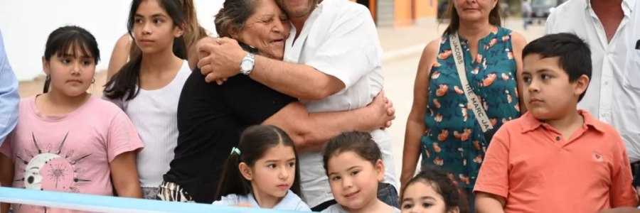 Sáenz en Las Lajitas: “Con más de 2.500 obras en toda la provincia, garantizamos igualdad de oportunidades”