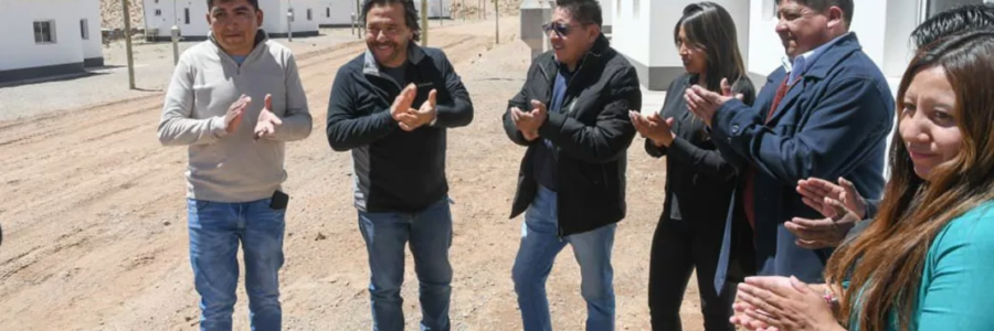 Sáenz en La Puna: Obras de agua para 600 familias, 35 viviendas y espacio deportivo en San Antonio de los Cobres