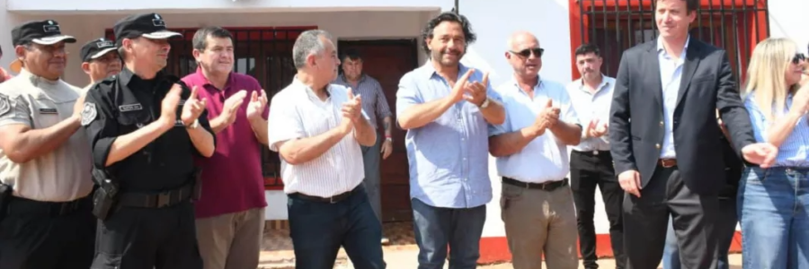 Sáenz inauguró la sección Investigación Narcocriminal en Apolinario Saravia para reforzar la seguridad y lucha contra el narcotráfico