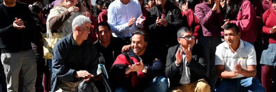 Gustavo Sáenz compartió con los vecinos de Iruya actividades educativas, deportivas y sociales
