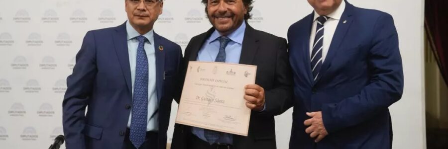El gobernador Sáenz fue distinguido por su liderazgo, visión ética y compromiso con el desarrollo sostenible