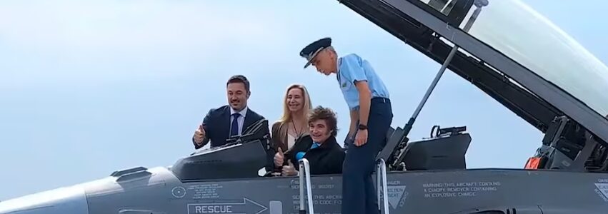 Javier Milei resaltó la llegada de los aviones F-16 a la Argentina: “Es un día histórico para el país”