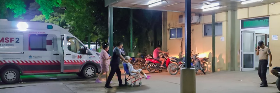 Mangione supervisó el funcionamiento de la guardia nocturna del hospital San Vicente de Paul de Orán