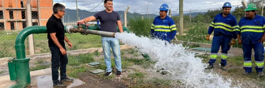 La Provincia habilitó un nuevo pozo profundo de agua potable que beneficia a más de 6.000 vecinos de la zona sur de Salta