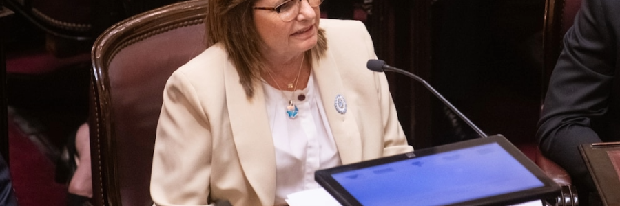Patricia Bullrich: “Es histórico aprobar un Presupuesto sin déficit, pese al kirchnerismo, que manejaba el Senado como el patio de su casa”