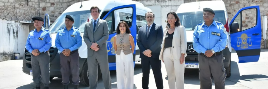 Se reforzó el sistema penitenciario con equipamiento de control, de protección y movilidad de traslados