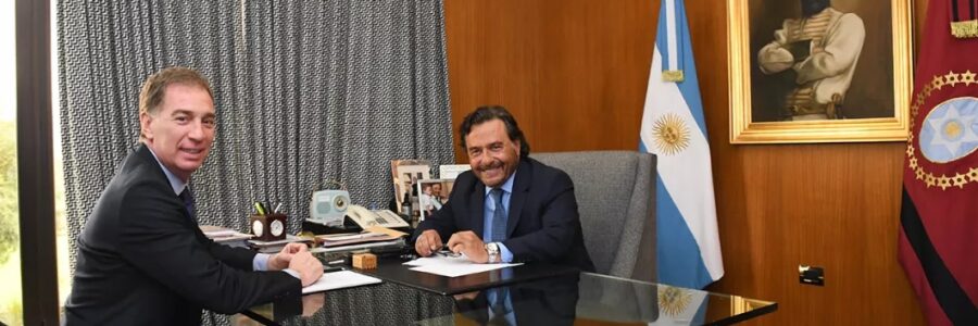 Sáenz planteó a Santilli la agenda de prioridades para Salta y requirió más previsibilidad en los fondos de obras federales