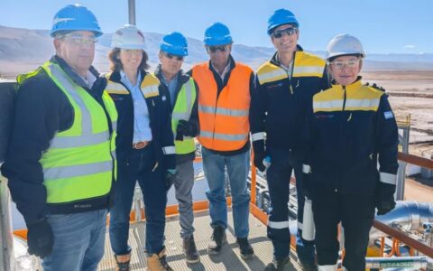 El ministro Lupión recorrió el proyecto de litio Rincón y relevó el avance de la planta que se construye en Salta