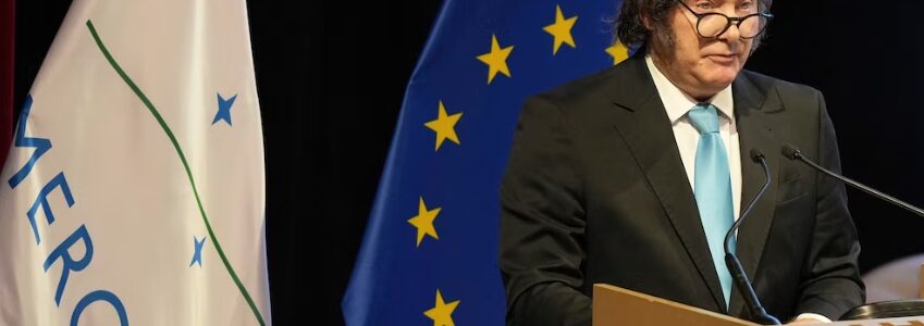 Milei cambia el temario del Senado y quiere ser el primer presidente en aprobar el acuerdo con la Unión Europea