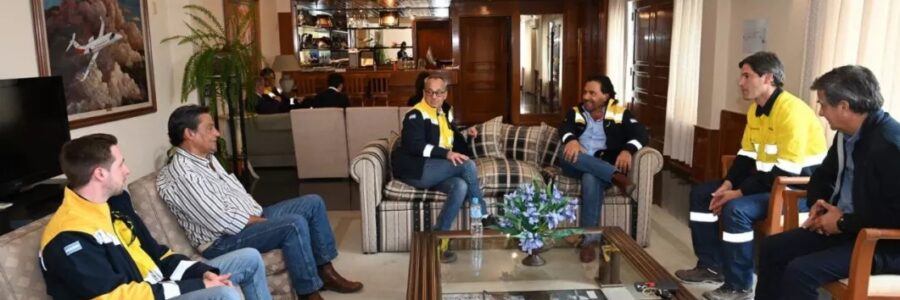 Sáenz recibió a directivos de Rio Tinto que proyecta 50.000 toneladas anuales de litio grado batería