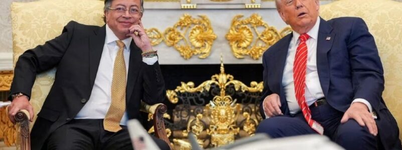 Con un recibimiento sin honores, Trump se reunió con Gustavo Petro en la Casa Blanca tras meses de tensión
