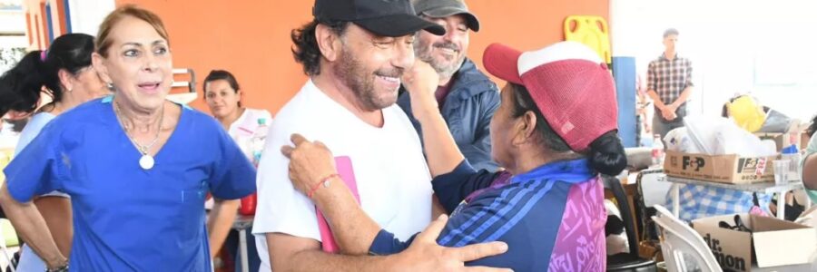 Sáenz supervisó el operativo de asistencia integral en El Galpón y Metán tras el temporal
