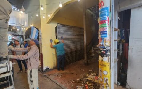Restauración del mercado San Miguel: se relocalizan puestos para avanzar con la obra