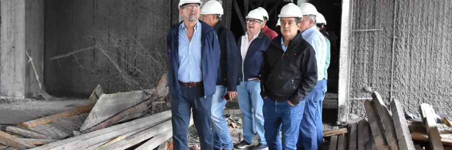 Avanza la ampliación del hospital San Bernardo con el nuevo bloque crítico y la sala de esterilización