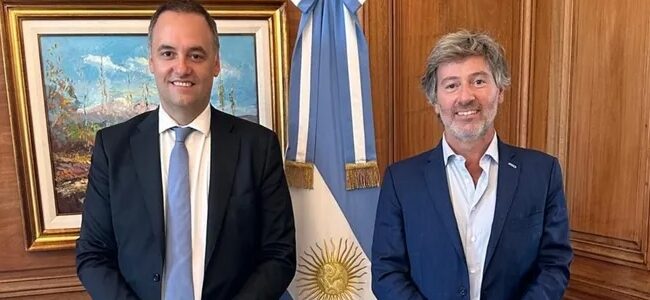 Manuel Adorni recibió en Casa Rosada a Juan Bautista Mahiques, que jura este jueves como nuevo ministro de Justicia