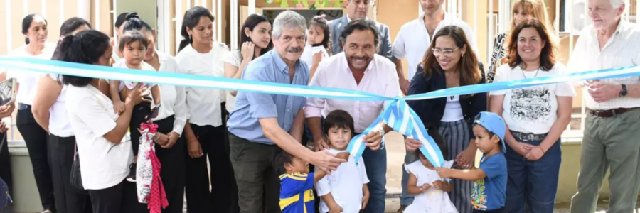 Más oportunidades para la niñez: el gobernador inauguró el nuevo Centro de Primera Infancia en Ballivián