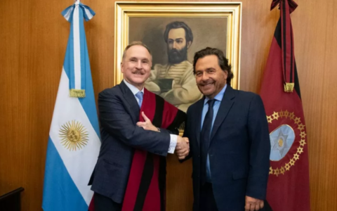 El gobernador Sáenz recibió al Embajador de Estados Unidos en su primera visita oficial al interior del país