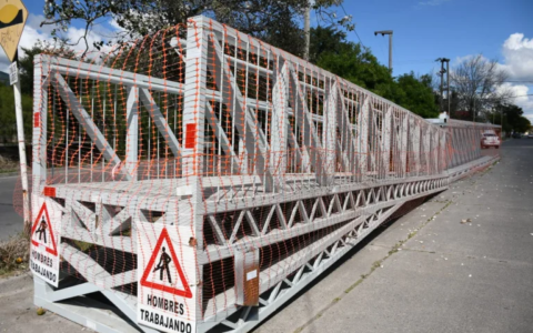 Habrá un corte por 30 días en Av. Yrigoyen por la instalación de un puente peatonal