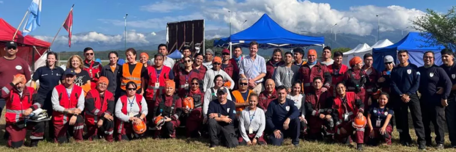 Salta es la cuarta provincia del país en contar con una Brigada de Búsqueda y Rescate Urbano