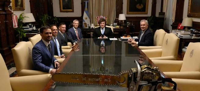 Javier Milei recibió al magnate de Sillicon Valley Peter Thiel