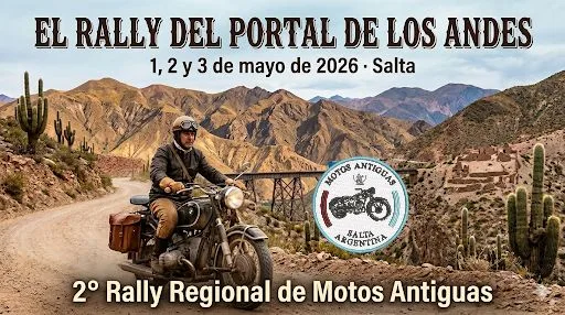 Llega a la ciudad el 2do Rally Regional de Motos Antiguas